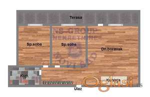 - Odličan trosoban stan, pouzdan kvalitet 55m2 - B. Patrijarha Pavla